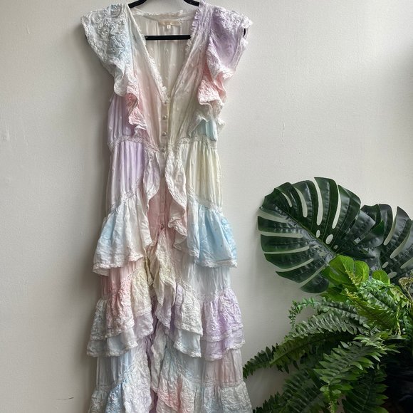 LoveShackFancy Dresses & Skirts - India Tie Dye Maxi Dress LoveShackFancy